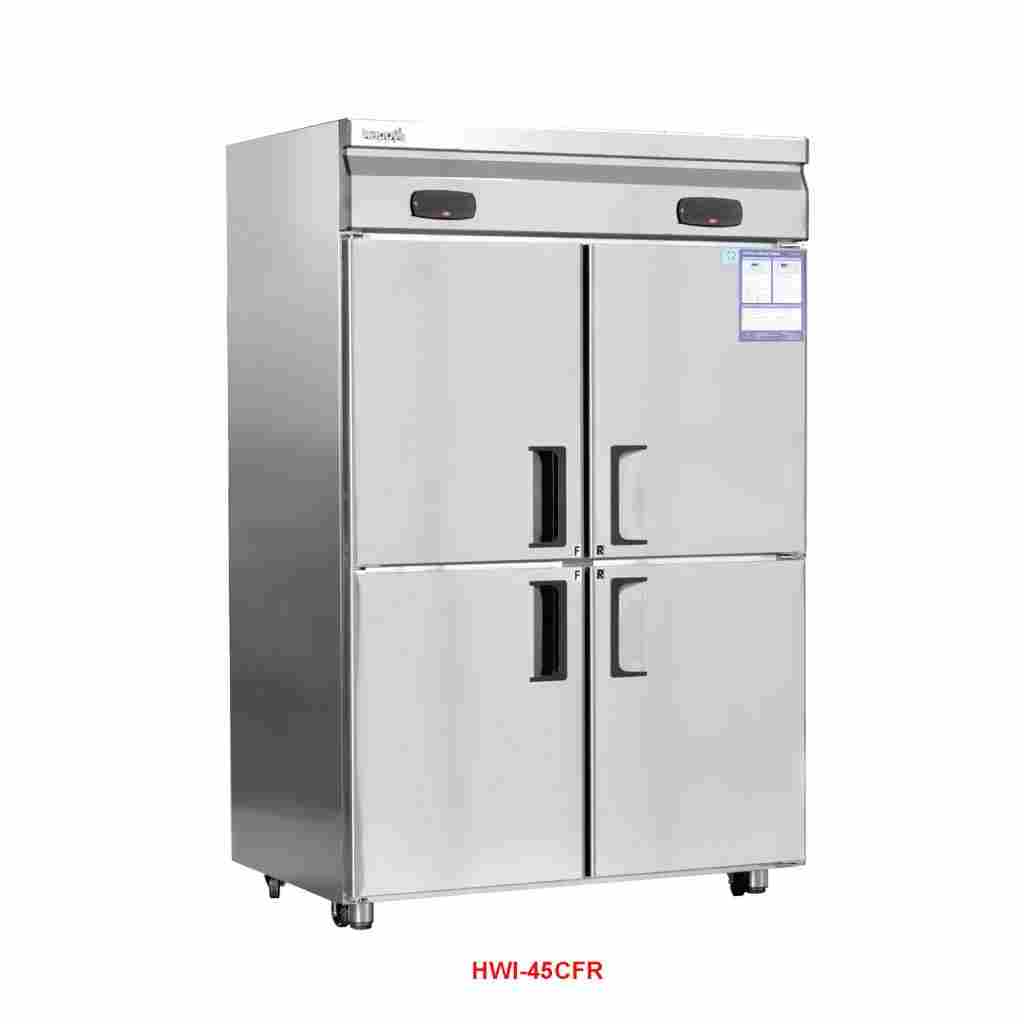 Tủ nửa đông nửa mát 4 cánh Happys HWI-45CFR (Quạt gió)