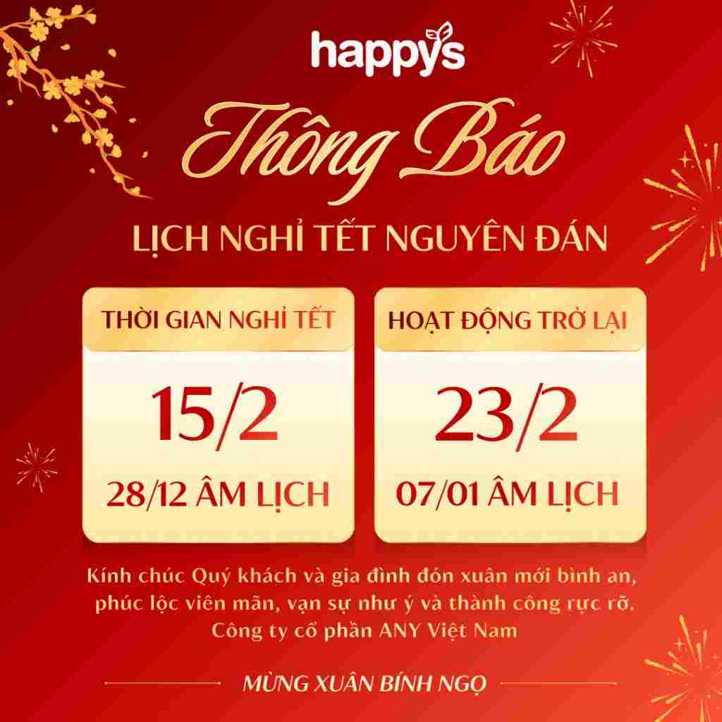 Thông Báo: Lịch Nghỉ Tết Nguyên Đán – Mừng Xuân Bính Ngọ